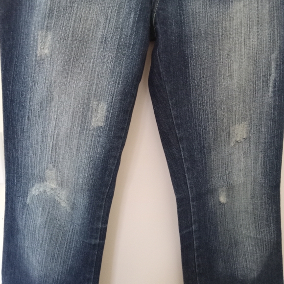 Women's Blue Jeans With Rhinestones - Picture 5 of 10